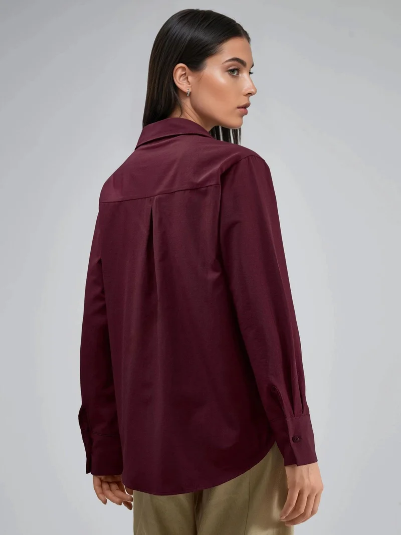 بوسيم BUSEM Button-Up Relaxed Fit Shirt